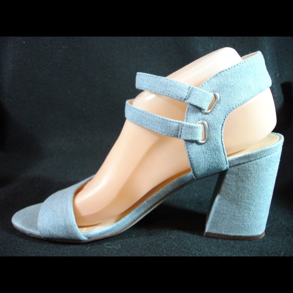 Unisa Women’s Blue High Heel Open Toe Sandals - Picture 5 of 8